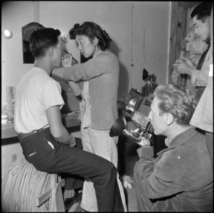 Tule Lake Relocation Center, Newell, California. Peter O'Crotty, photographer for OWI (Office of Wa . . . - NARA - 537149