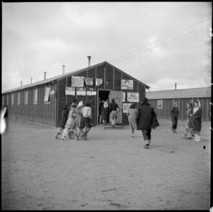 Tule Lake Relocation Center, Newell, California. One of the barracks at this center which is used f . . . - NARA - 536385
