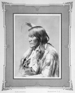 Two Strikes-Num-Ka-Chpah. Brule Sioux, 1872 - NARA - 518972