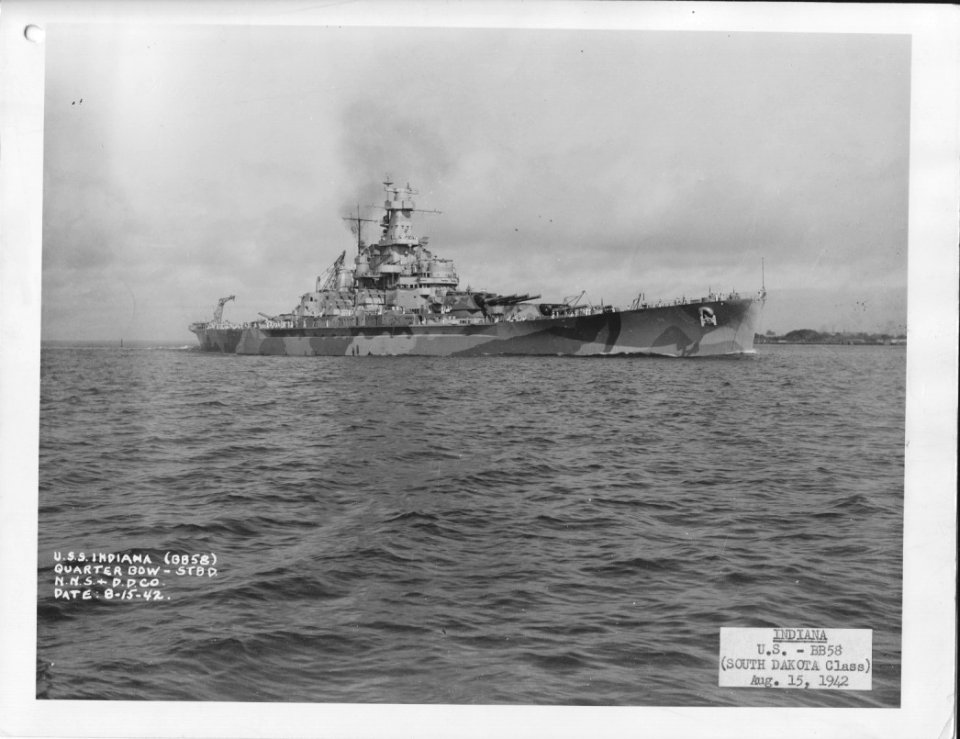 USS Indiana in Norfolk NARA BS 33578