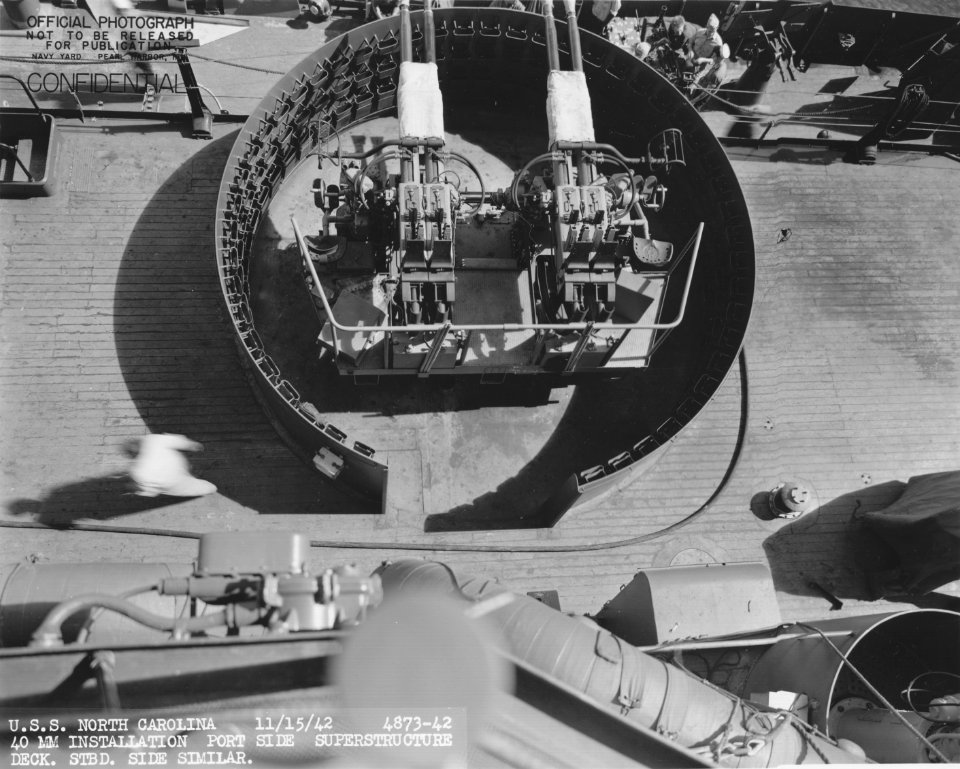 USS North Carolina 40mm guns NARA 19LCM-BB55-4873-42