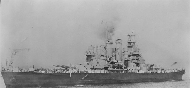 USS North Carolina in 1943 NARA AN 41 230 A