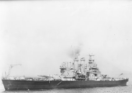 USS North Carolina in 1943 NARA AN 41 230