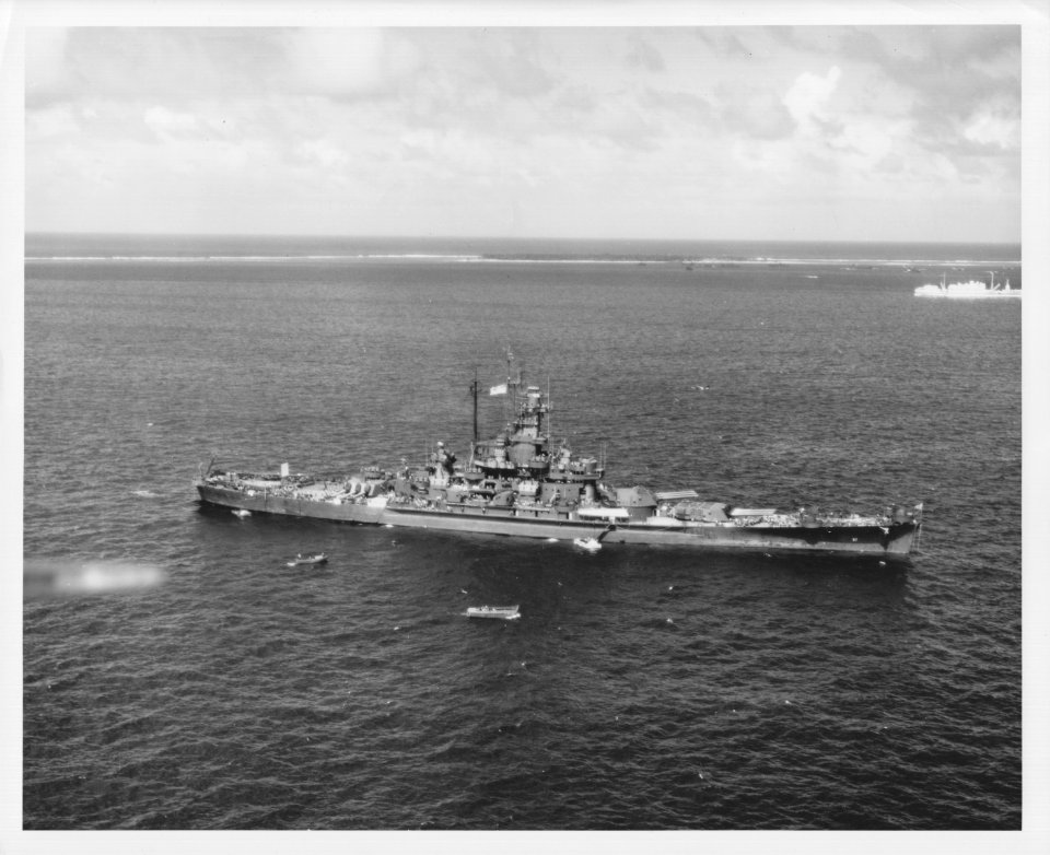 USS South Dakota in Ulithi NARA BuAer 294134