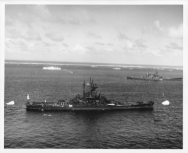 USS South Dakota in Ulithi NARA BuAer 294133