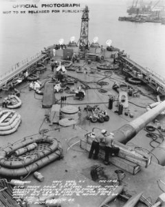 USS Washington stern area NARA BS 34623