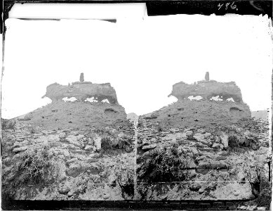Vermillion Creek. Foot of Brown's Park, Wyoming. Fantastic Rock. Old nos. 400, 307., 1871 - 1878 - NARA - 517829