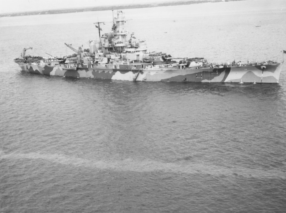 USS Indiana Hampton Roads NARA BS 33573