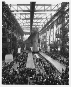USS North Carolina launched NARA BS 73068