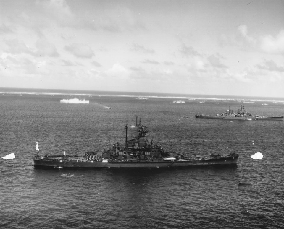 USS South Dakota in Ulithi NARA BuAer 294133
