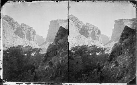 View near head of Canyon De Chelle, Arizona 1873 - NARA - 519742