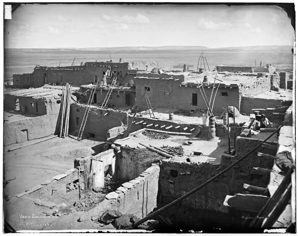 View in Zuni, looking southeast - NARA - 523774