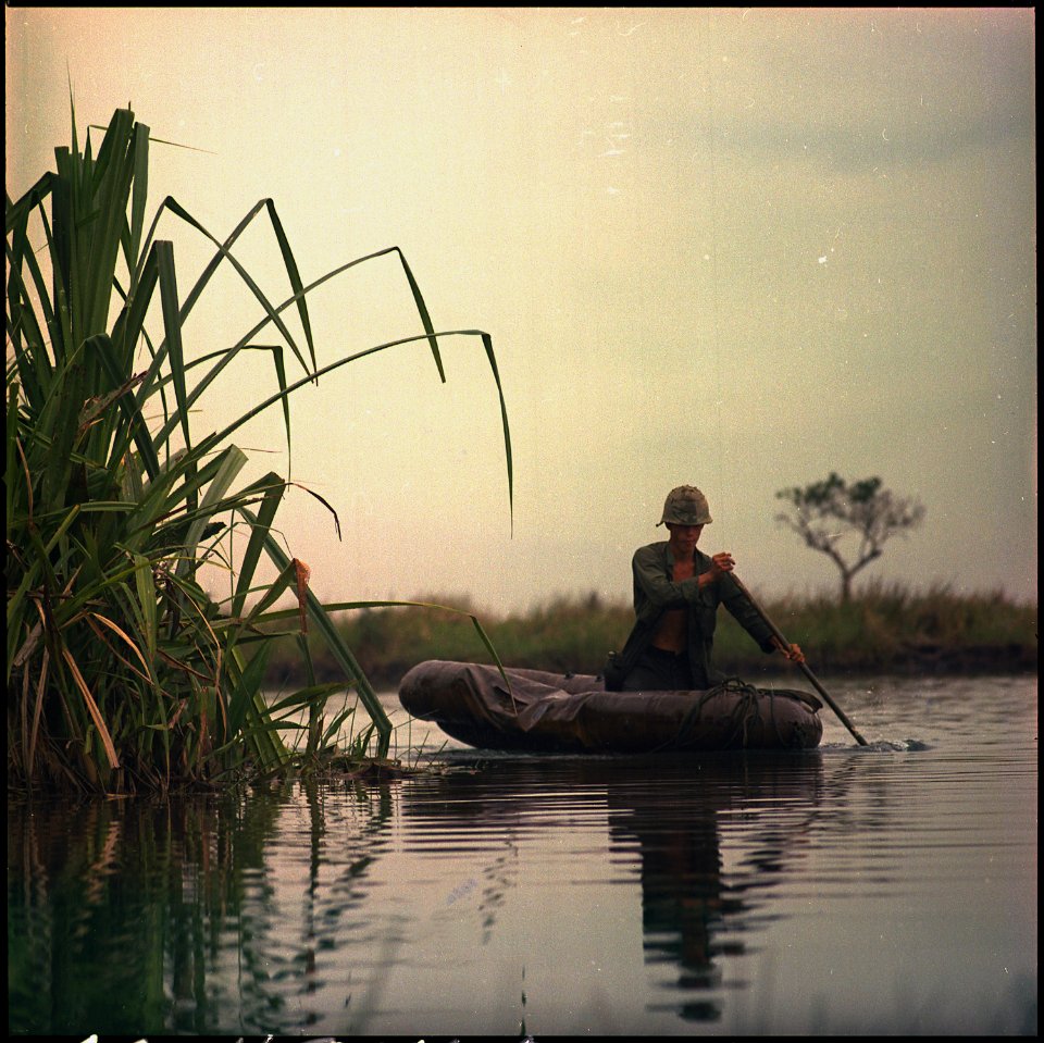 Vietnam. Private First Class David Sletten, medic, Company B, ^st Battalion, 27th Infantry, 25th Infantry Division... - NARA - 530622 photo