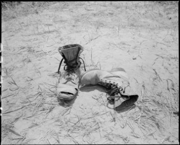 Vietnam....Combat boots worn out in service. - NARA - 532489