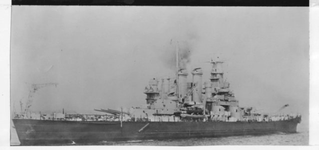 USS North Carolina in 1943 NARA AN 41 230 A