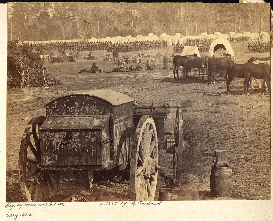 Virginia, Cumberland Landing, Camp on the Pamunkey - NARA - 533290