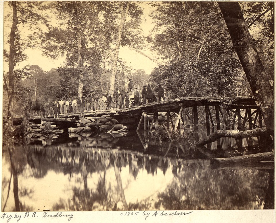 Virginia, Chickahominy, Military Bridge across - NARA - 533291