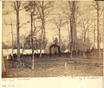 Virginia, Brandy Station, Second Corps Hospital - NARA - 533328