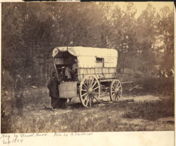Virginia, Petersburg, Field Telegraph Battery Wagon - NARA - 533347 photo