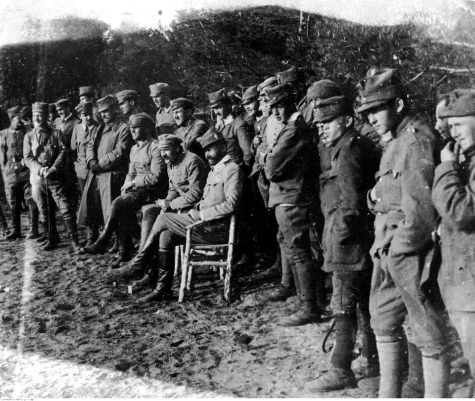 Uroczystość z okazji rocznicy powstania 4 pułku piechoty Legionów Polskich (22-144-1)