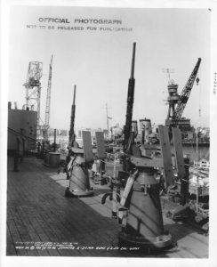 USS North Carolina deck guns NARA BS 29212
