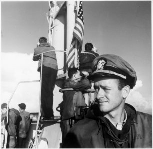 USS SEA DOG prowls the Pacific in search of enemy shipping. - NARA - 520830