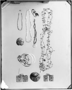 Wampum jewelry - NARA - 523576