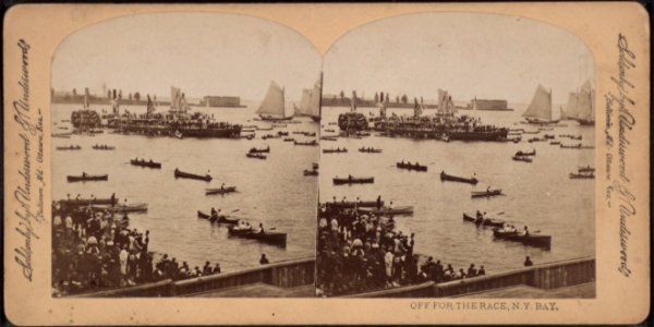 Waiting for the Regatta, July 4, 1859, by William Notman 2