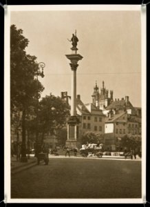 Warszawa, kolumna Zygmunta 1938 (68014192) photo
