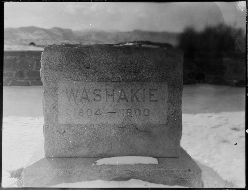 Washakie, gravestone (Shoshone) - NARA - 533066