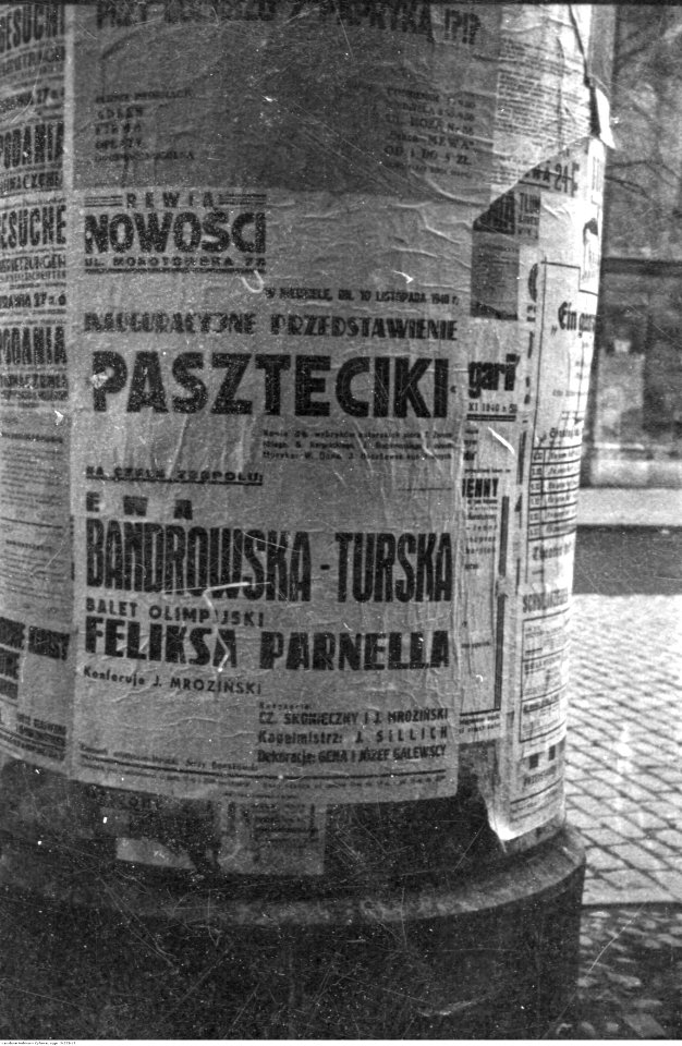 Warszawa. Zniszczenia wojenne i sceny uliczne (2-223-12)