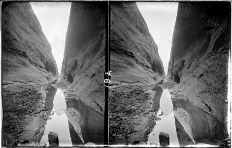 Waterpocket Creek, Utah. A puzzle. Hillers photo. Old nos. 182, 330, 385, 892. (Note- Old no. 893, - NARA - 518003