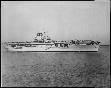 Wasp (CV7). Port bow, 12-27-1940 - NARA - 520814