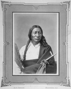 White Eyes-Ish-Tah-Skah. Brule Sioux, 1872 - NARA - 518976 photo