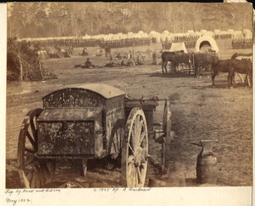 Virginia, Cumberland Landing, Camp on the Pamunkey - NARA - 533290 photo