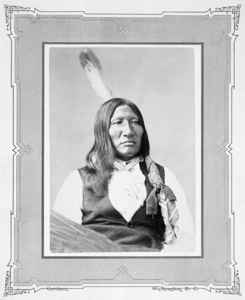 Whitewash His Face-I-Tah-San-Ke-Ah. Brule Sioux, 1872 - NARA - 518999
