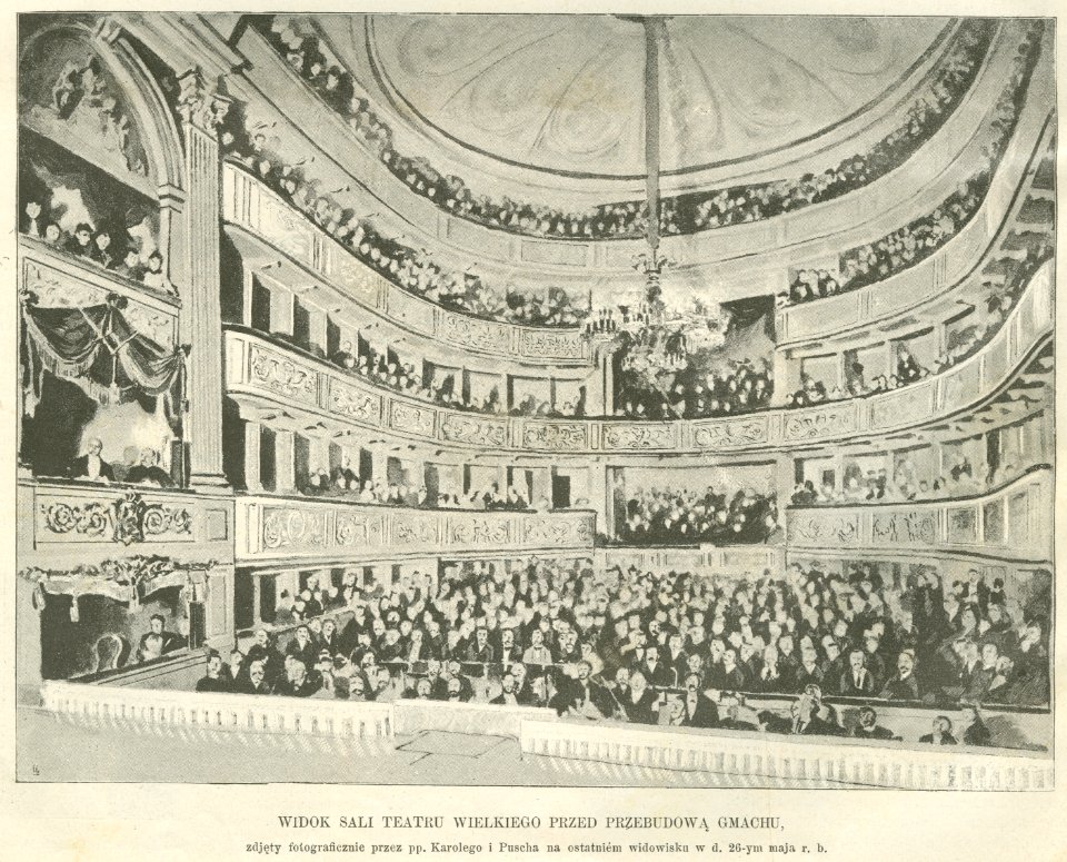 Widok sali Teatru Wielkiego przed przebudową gmachu (59392)