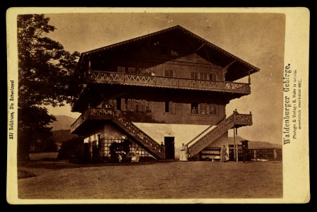 Waldenburger Gebirge - Salzbrunn, die Schweizerei 1887 (69308154)