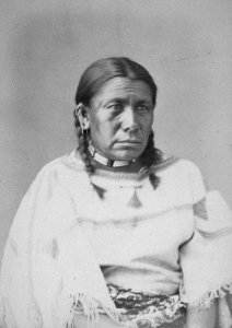 Wife of Thigh. Brule Sioux, 1872 - NARA - 518989 (cropped) photo