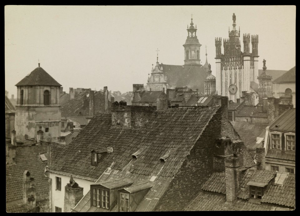 Warszawa, dachy Starego Miasta przed 1939 (70935179)