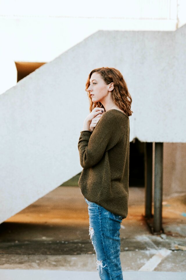 Model beauty casual