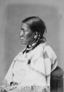 Wife of Thigh. Brule Sioux, 1872 - NARA - 518990 (cropped) photo