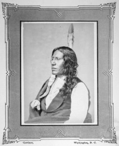 White Thunder-Vua-Ke-Ah-Skah. Brule Sioux, 1872 - NARA - 518973 photo