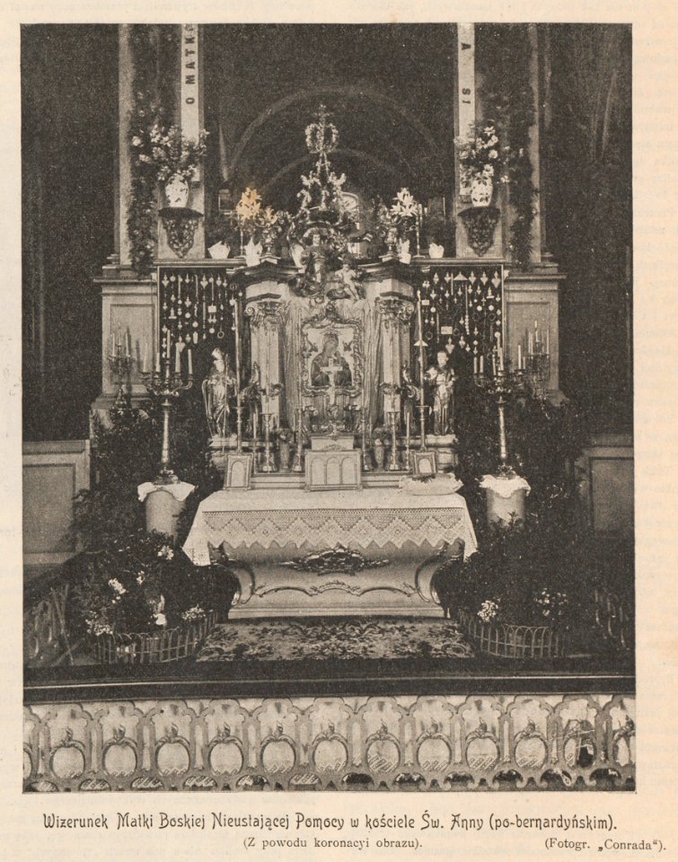Wizerunek Matki Boskiej Nieustającej Pomocy w kościele Św. Anny ... Fot. Conrada (82129)