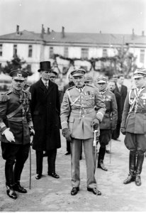 Wizyta Józefa Piłsudskiego w 16 Pułku Piechoty Armii Rumuńskiej im. Józefa Piłsudskiego (22-358-10)