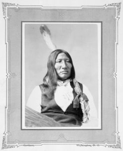Whitewash His Face-I-Tah-San-Ke-Ah. Brule Sioux, 1872 - NARA - 518999 photo