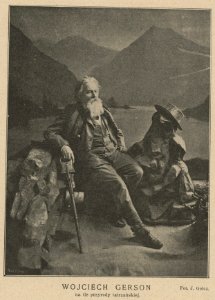 Wojciech Gerson na tle przyrody tatrzańskiej Fot. J. Golcz (71485)