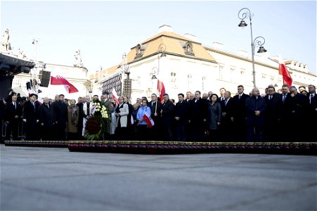 7 rocznica katastrofy smoleńskiej złożenie wieńca
