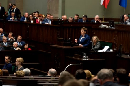 Beata Szydło Sejm raport o stanie państwa na dzień zakończenia rządów PO-PSL