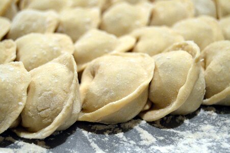 Pelmeni russian dumplings photo